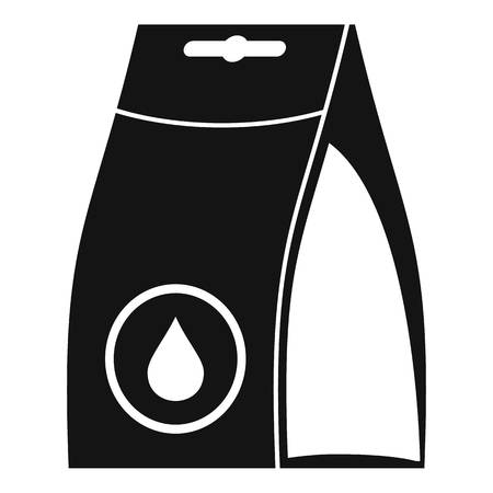 Washing detergent icon. Simple illustration of washing detergent vector icon for web design isolated on white backgroundのイラスト素材