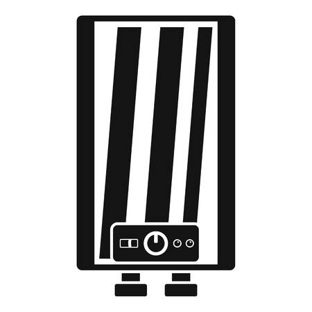 Steam boiler icon. Simple illustration of steam boiler vector icon for web design isolated on white backgroundのイラスト素材