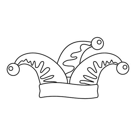 Jester icon, outline styleのイラスト素材