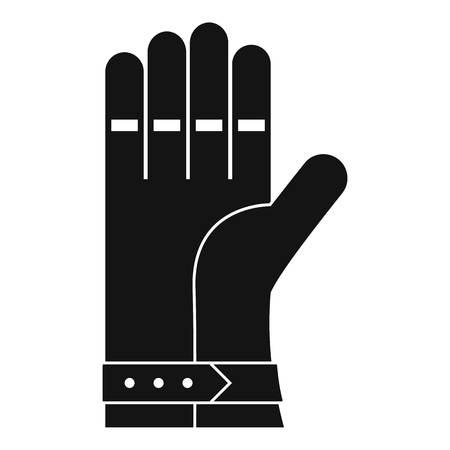 Welding glove icon. Simple illustration of welding glove vector icon for web design isolated on white backgroundのイラスト素材