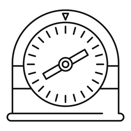 Swim clock icon. Outline illustration of swim clock vector icon for web design isolated on white backgroundのイラスト素材