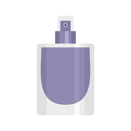 Fashion perfume icon. Flat illustration of fashion perfume vector icon for web isolated on whiteのイラスト素材