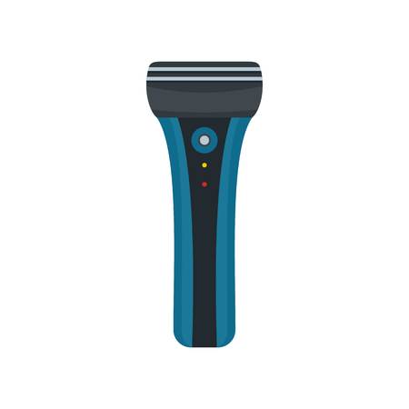 Electric shaver icon. Flat illustration of electric shaver vector icon for web isolated on whiteのイラスト素材