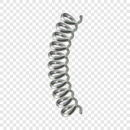 Vector of Silver spring cable mockup. - ID:1-114753236 - Royalty Free ...