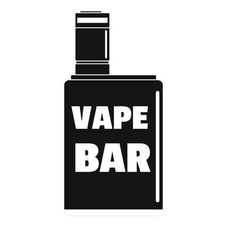 Vape box bar logo, simple styleのイラスト素材