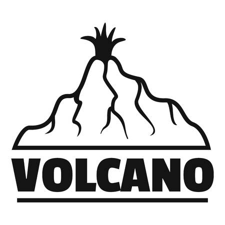 New volcano logo, simple styleのイラスト素材