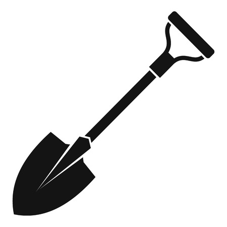 Shovel icon, simple styleのイラスト素材