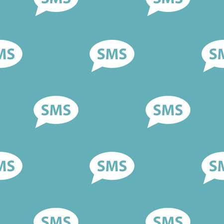 SMS pattern seamless blue. Simple illustration of   pattern seamless geometric repeat background
