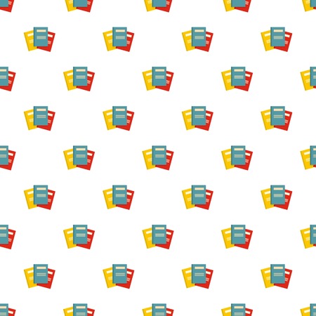 Book professor pattern seamless in flat style for any designの写真素材