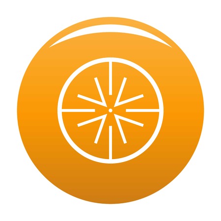 Center target icon. Simple illustration of center target icon for any design orangeの写真素材