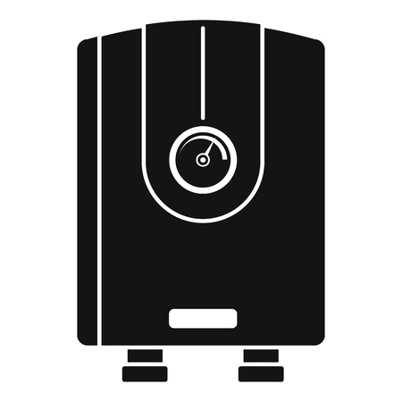 Water boiler icon. Simple illustration of water boiler icon for web design isolated on white backgroundの写真素材