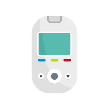 Glucometer tool icon, flat styleの写真素材