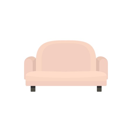 Armchair sofa icon, flat styleの写真素材