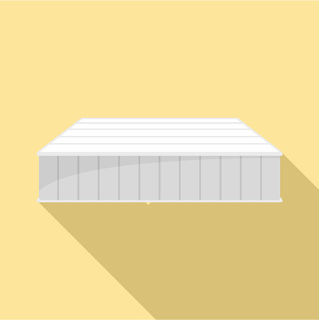 Soft mattress icon. Flat illustration of soft mattress icon for web designの写真素材