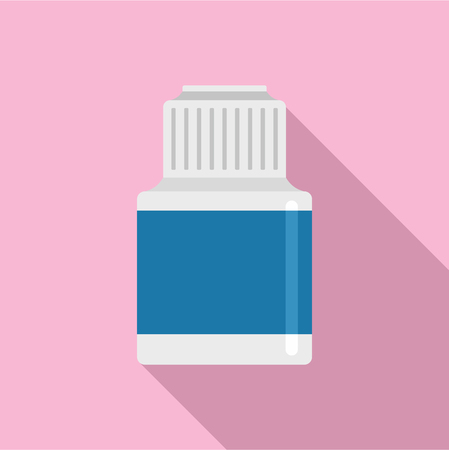 Vaping liquid bottle icon. Flat illustration of vaping liquid bottle icon for web designの写真素材