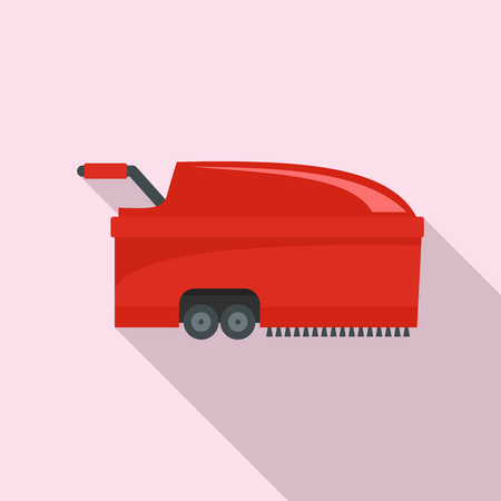 Hall vacuum cleaner icon, flat styleの写真素材