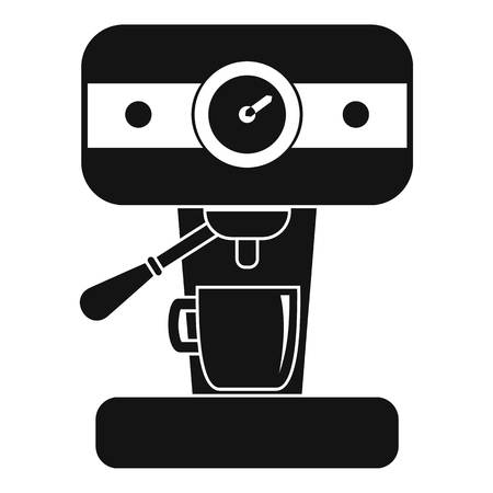 Bar coffee machine icon. Simple illustration of bar coffee machine icon for web design isolated on white backgroundの写真素材