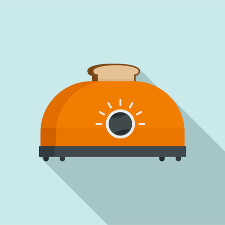 Classic toaster icon. Flat illustration of classic toaster icon for web designの写真素材