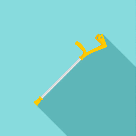 Elbow crutch icon. Flat illustration of elbow crutch icon for web designの写真素材