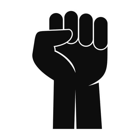 Fist up icon, simple styleのイラスト素材