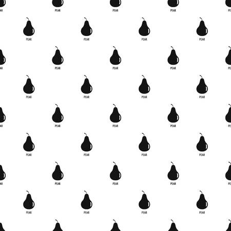 Pear pattern seamless vector repeat geometric for any web designのイラスト素材