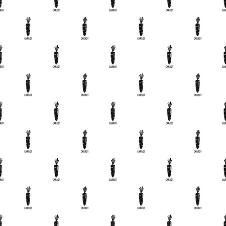 Carrot pattern seamless vectorのイラスト素材