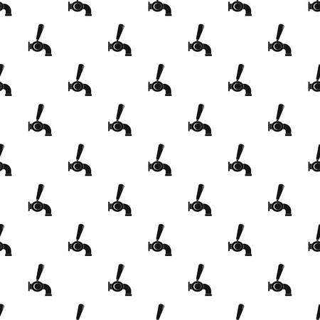 Beer tap pattern seamless vectorのイラスト素材