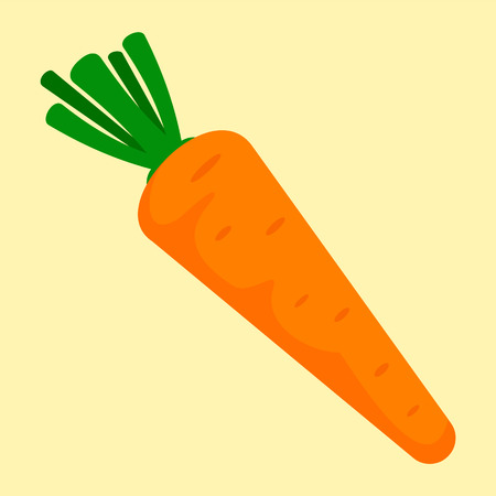Carrot icon, flat styleの写真素材