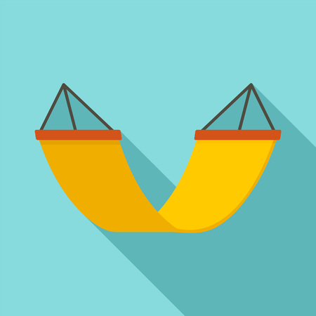 Rest hammock icon, flat styleの写真素材