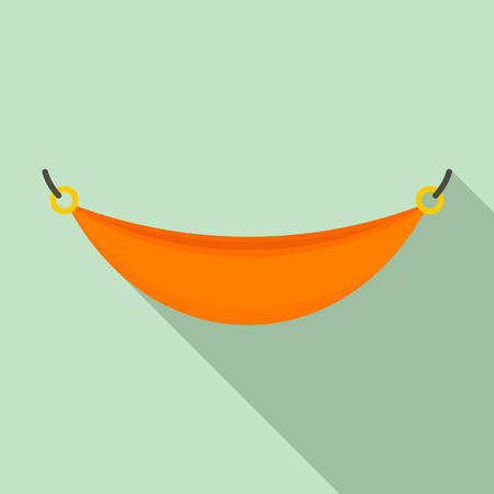 Beach hammock icon, flat styleの写真素材