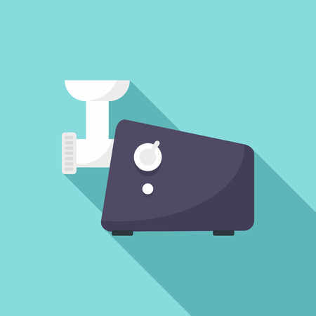 Meat grinder machine icon, flat styleの写真素材