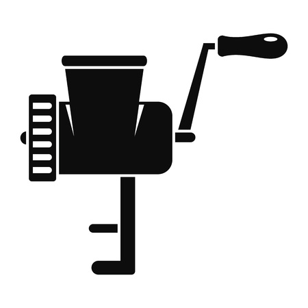 Retro meat grinder icon, simple styleの写真素材