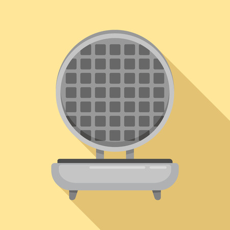 Waffle maker icon, flat styleの写真素材