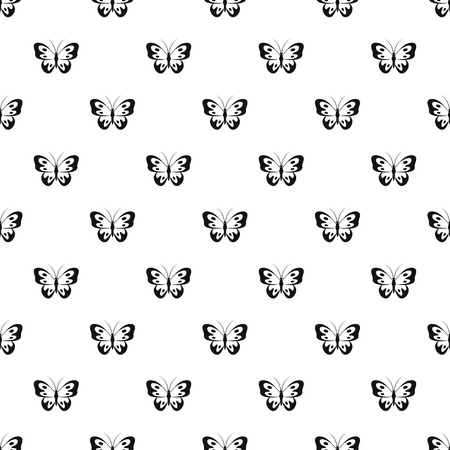Butterfly in wildlife pattern seamless vectorのイラスト素材