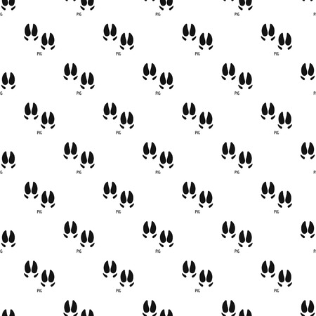 Pig step pattern seamless vectorのイラスト素材