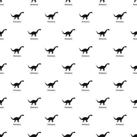 Brontosaurus pattern seamless vectorのイラスト素材
