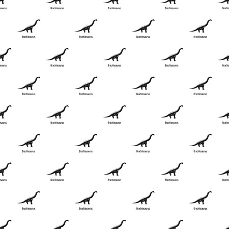Brachiosaurus pattern seamless vectorのイラスト素材