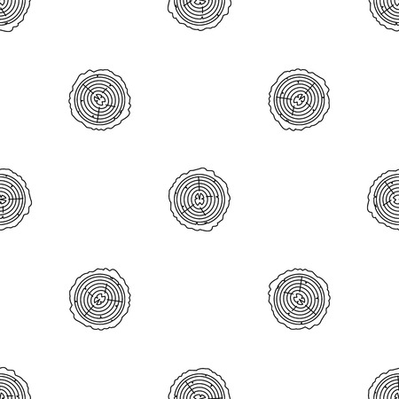 Tree rings pattern seamless vector repeat geometric for any web designのイラスト素材