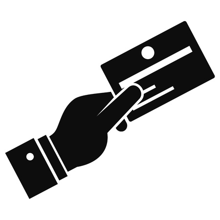 Credit card company icon. Simple illustration of credit card company icon for web design isolated on white backgroundの写真素材