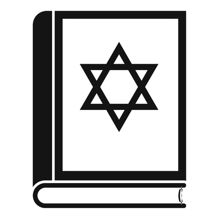 Torah book icon, simple styleのイラスト素材