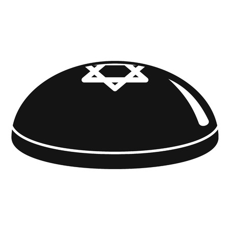Kippah icon, simple styleのイラスト素材