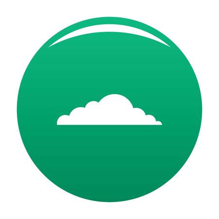 Climate cloud icon. Simple illustration of climate cloud vector icon for any design greenのイラスト素材