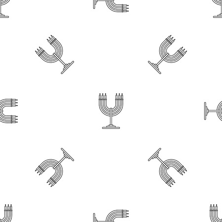 Candles support pattern seamless vector repeat geometric for any web designのイラスト素材