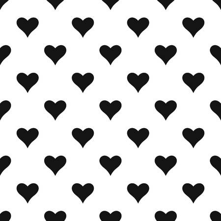 Affectionate heart pattern seamless vector repeat geometric for any web designのイラスト素材