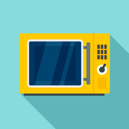 Keypad microwave icon. Flat illustration of keypad microwave vector icon for web designのイラスト素材