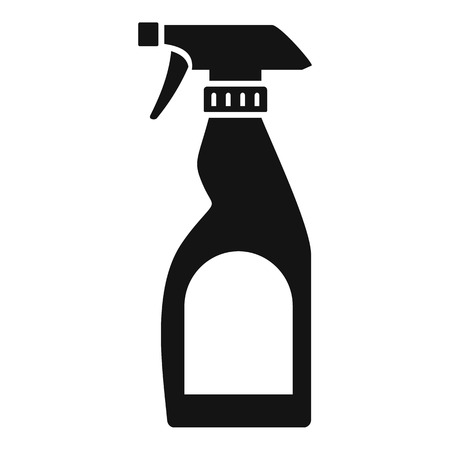 Cleaning bottle spray icon, simple styleのイラスト素材