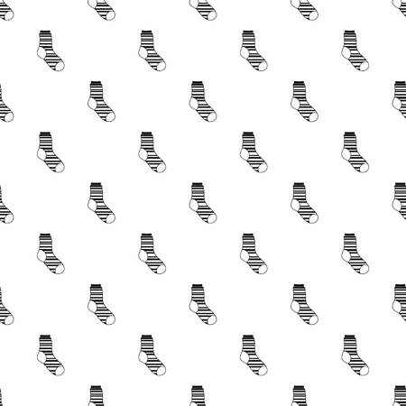 Warm sock pattern seamless vectorのイラスト素材