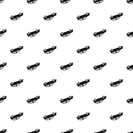 Turned car pattern seamless vectorのイラスト素材