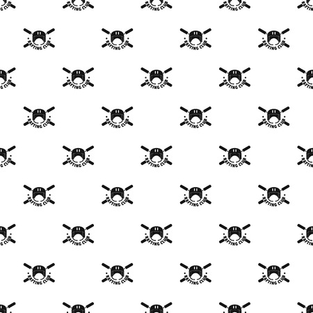 Rafting club helmet pattern seamless vectorのイラスト素材