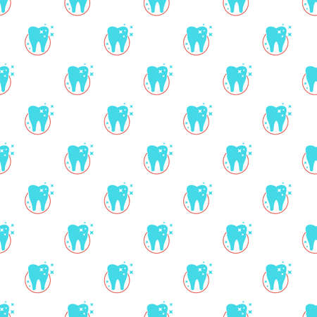 Molar pattern seamless vectorのイラスト素材